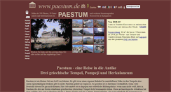 Desktop Screenshot of paestum.de