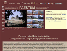 Tablet Screenshot of paestum.de